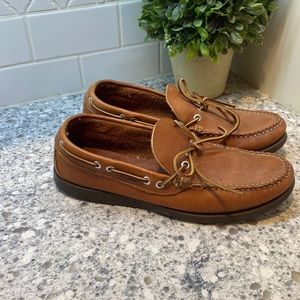 L.L. Bean Brown Leather Boat Shoes